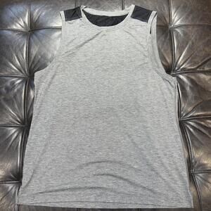 Lululemon Mens Tank Shirt Top Gray Sleeveless Size XL